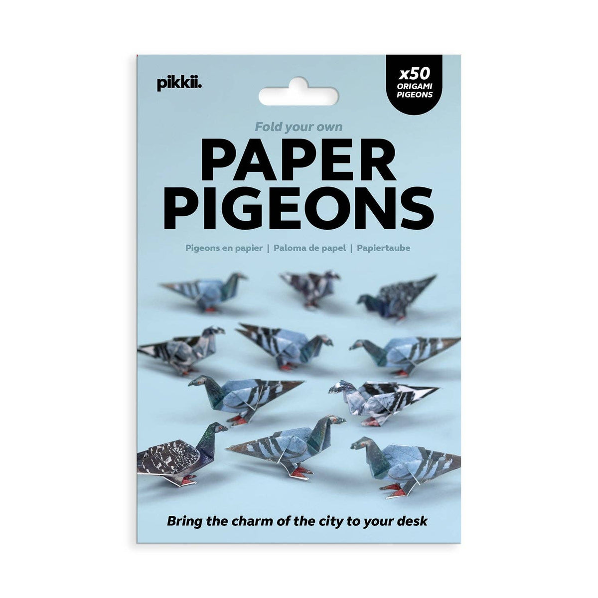 Origami paper pigeons