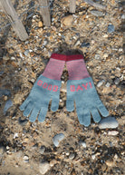 Gloves made with angora wool