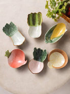 Vegetables Shape Snacks Sauce Dish: Green vegetables