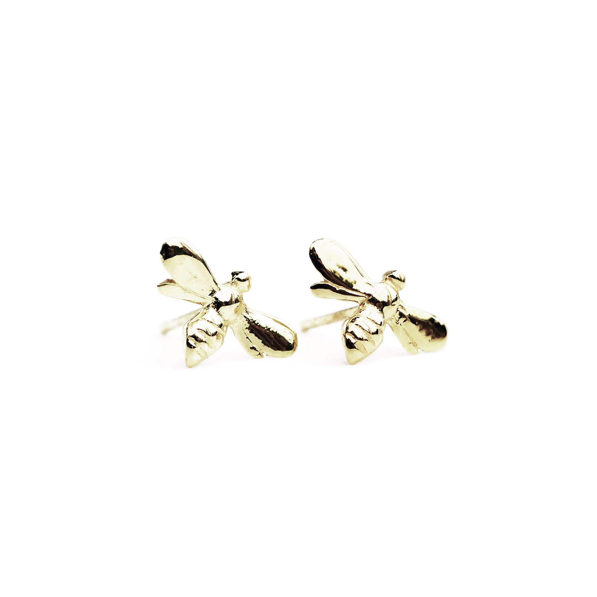 Bee Stud Earrings Sterling Silver