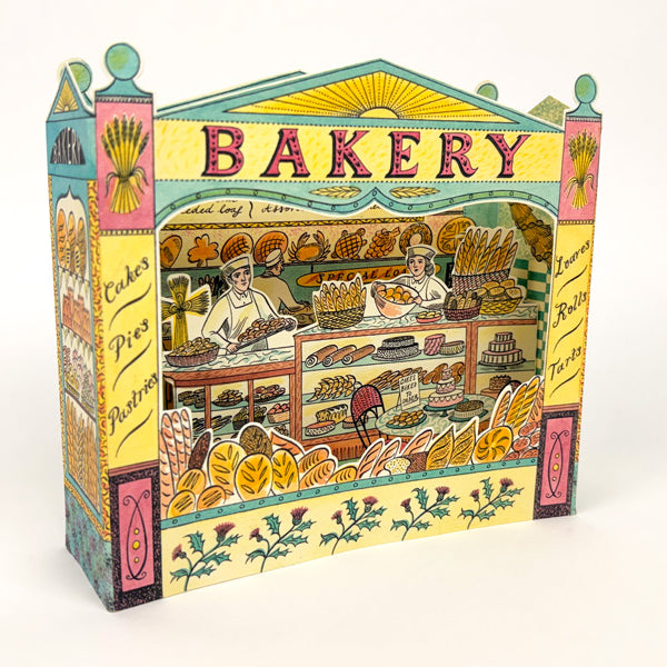 Bakery 3D Allotment Card by Emily Sutton