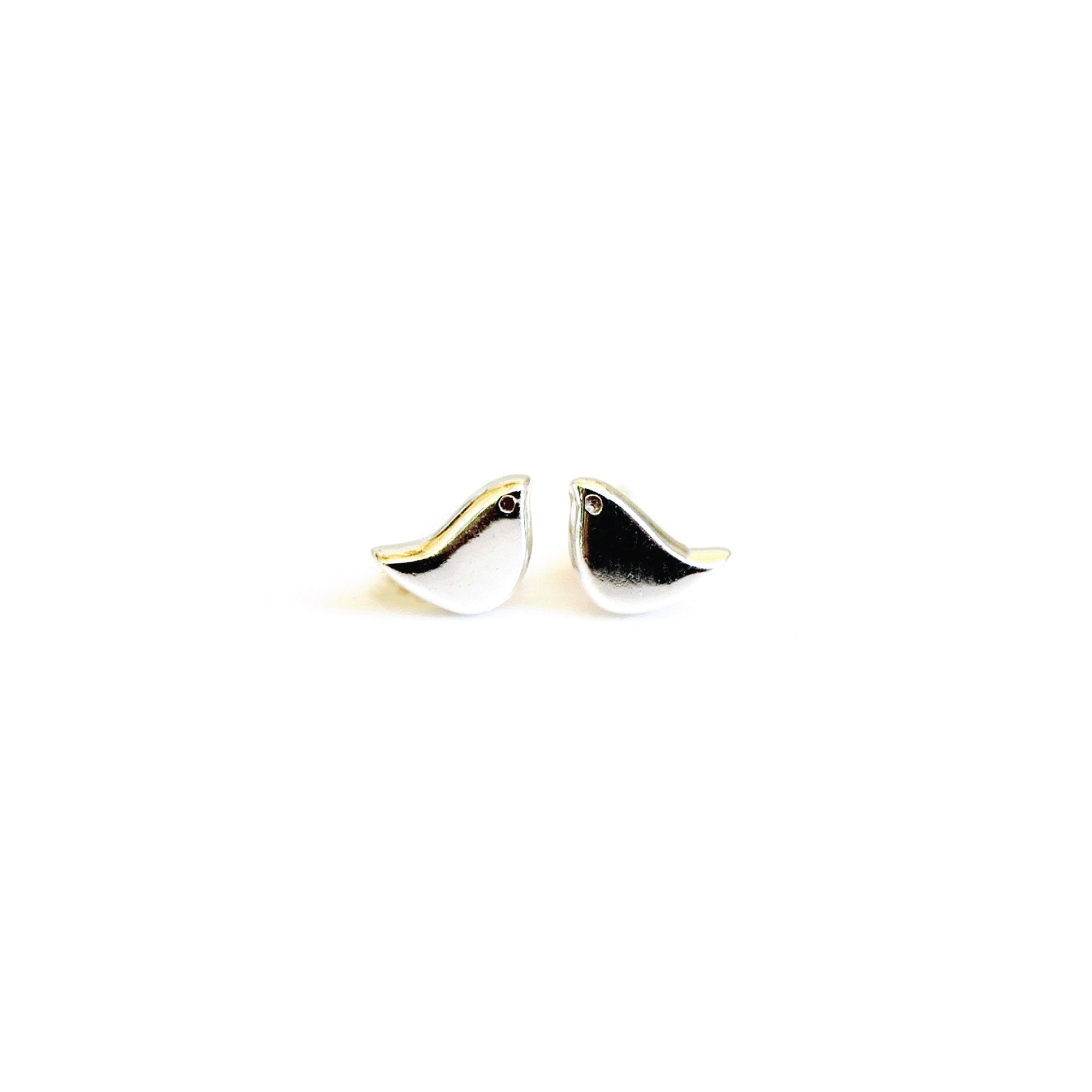 Mini Bird Stud Earrings