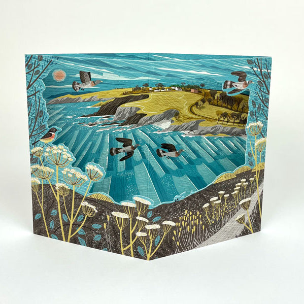 Maenporth Coast Path 3D Card by Matt Johnson