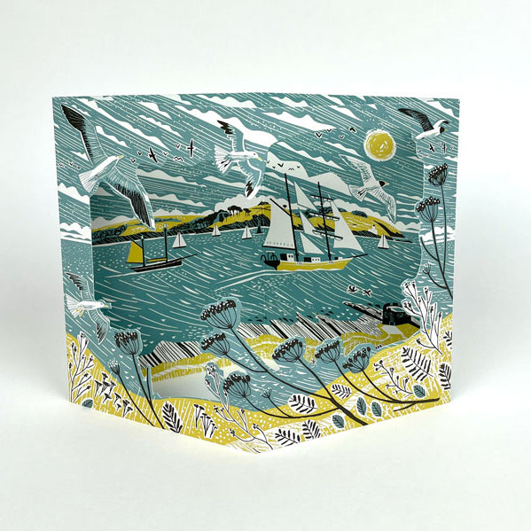 Tall Ships 3D Card by Matt Johnson