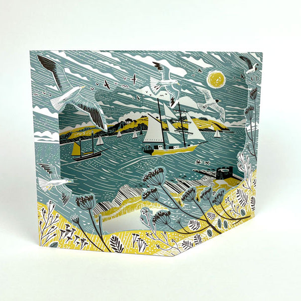 Tall Ships 3D Card by Matt Johnson