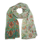 Ottoman Orange Bird of Paradise Wool Stamen Stole