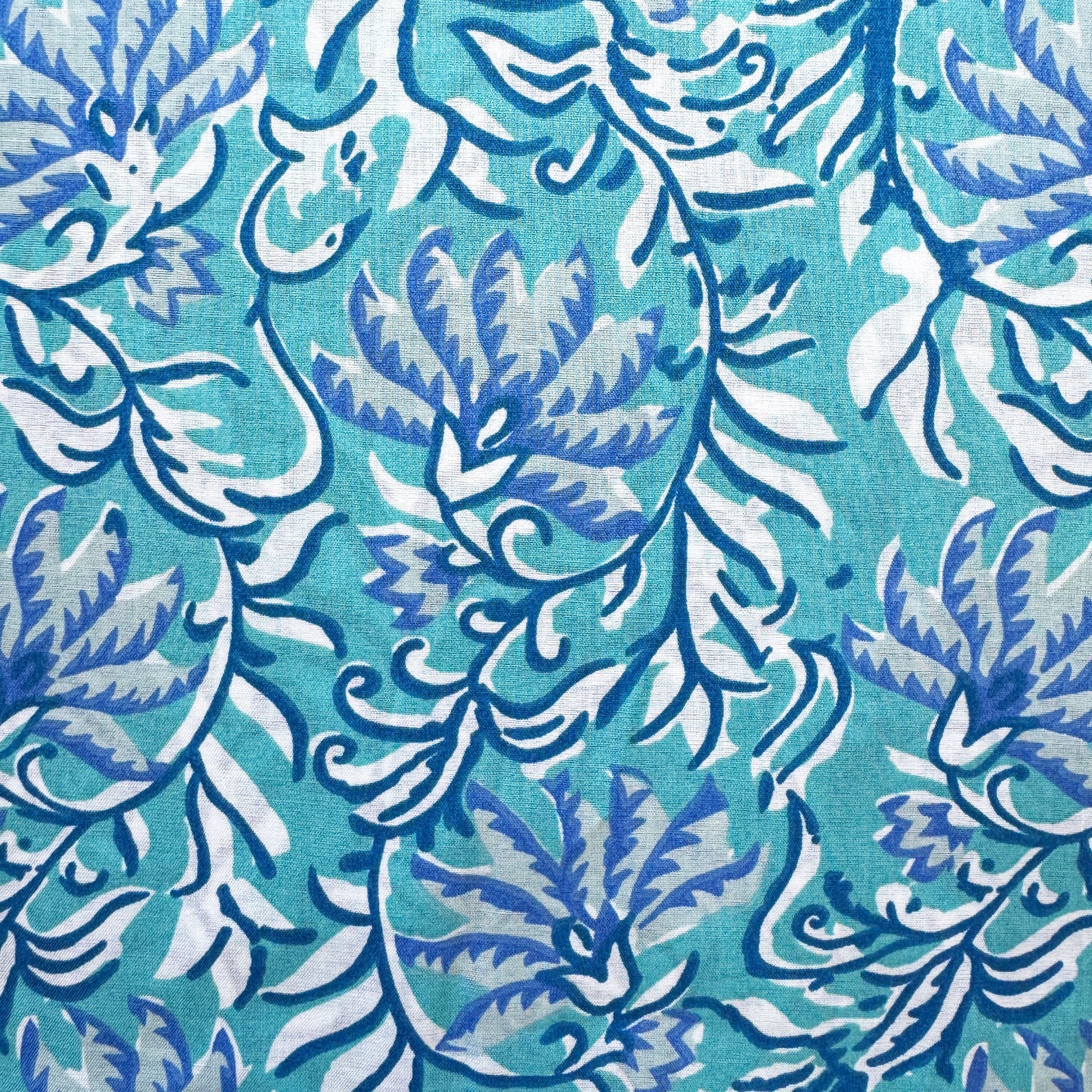 Sleep Shorts: Jaipur Blue & Turquoise