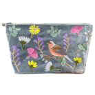 Finch & Flower XL Cosmetic Purse Pale Blue