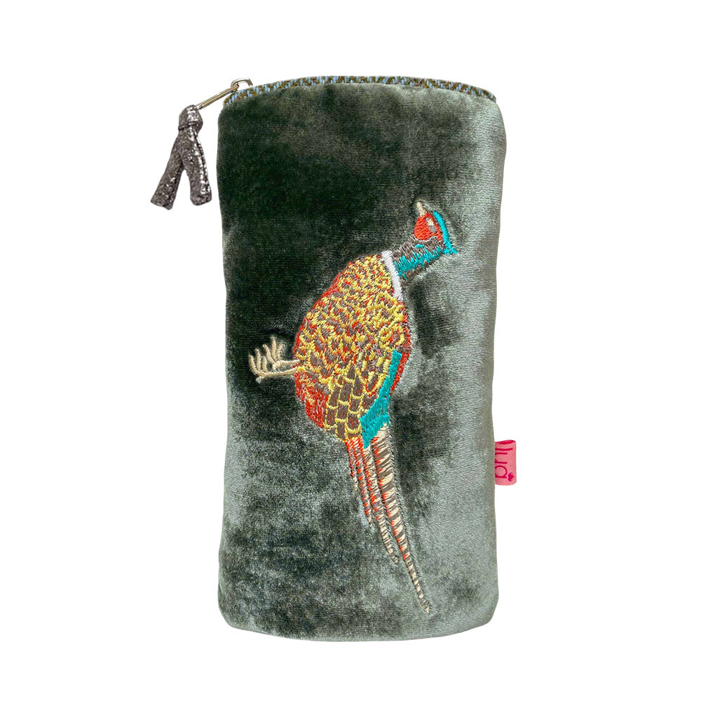 Pheasant glasses case