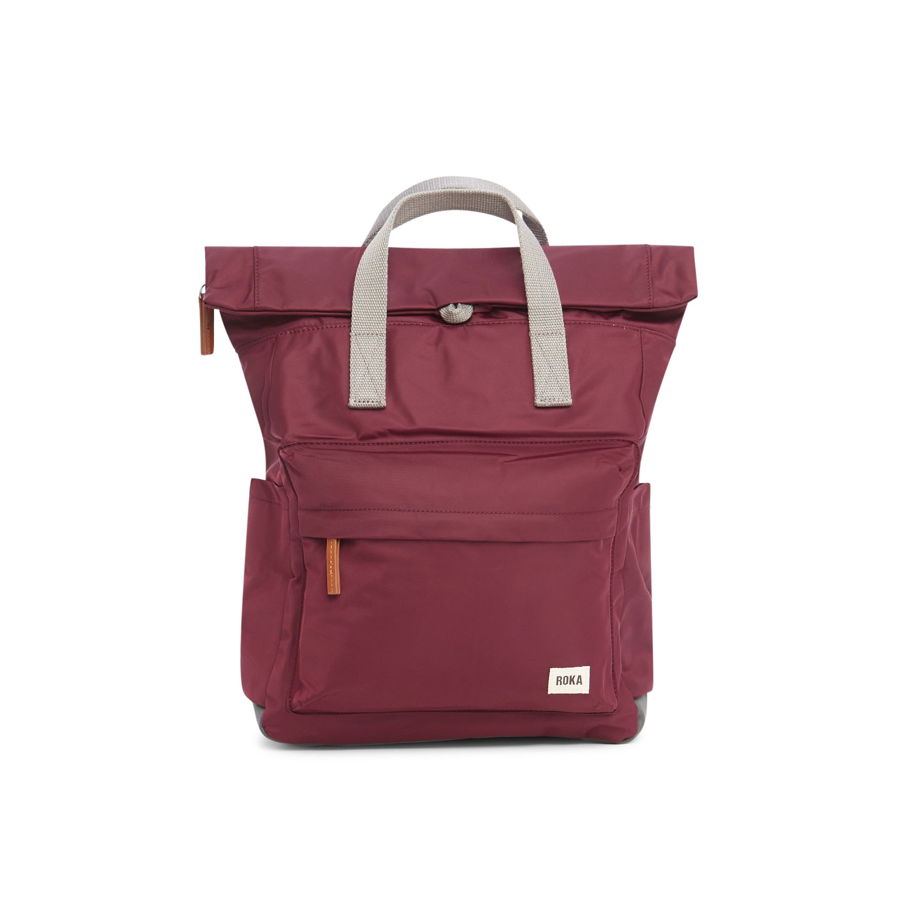 ROKA London Canfield B Small Backpack: Plum – Lime Tree Design