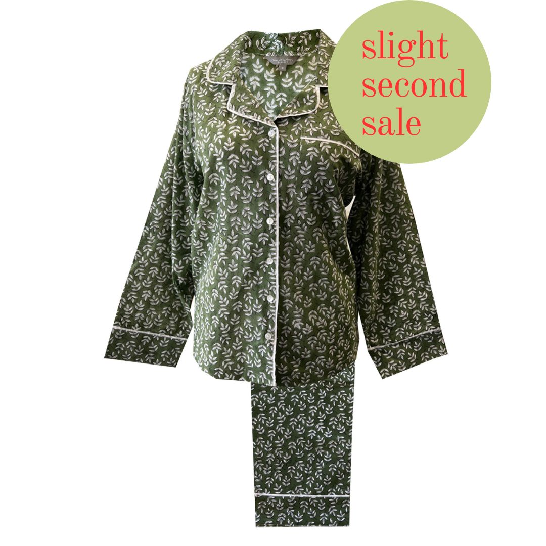 Slight Seconds Green Leaf Pyjamas