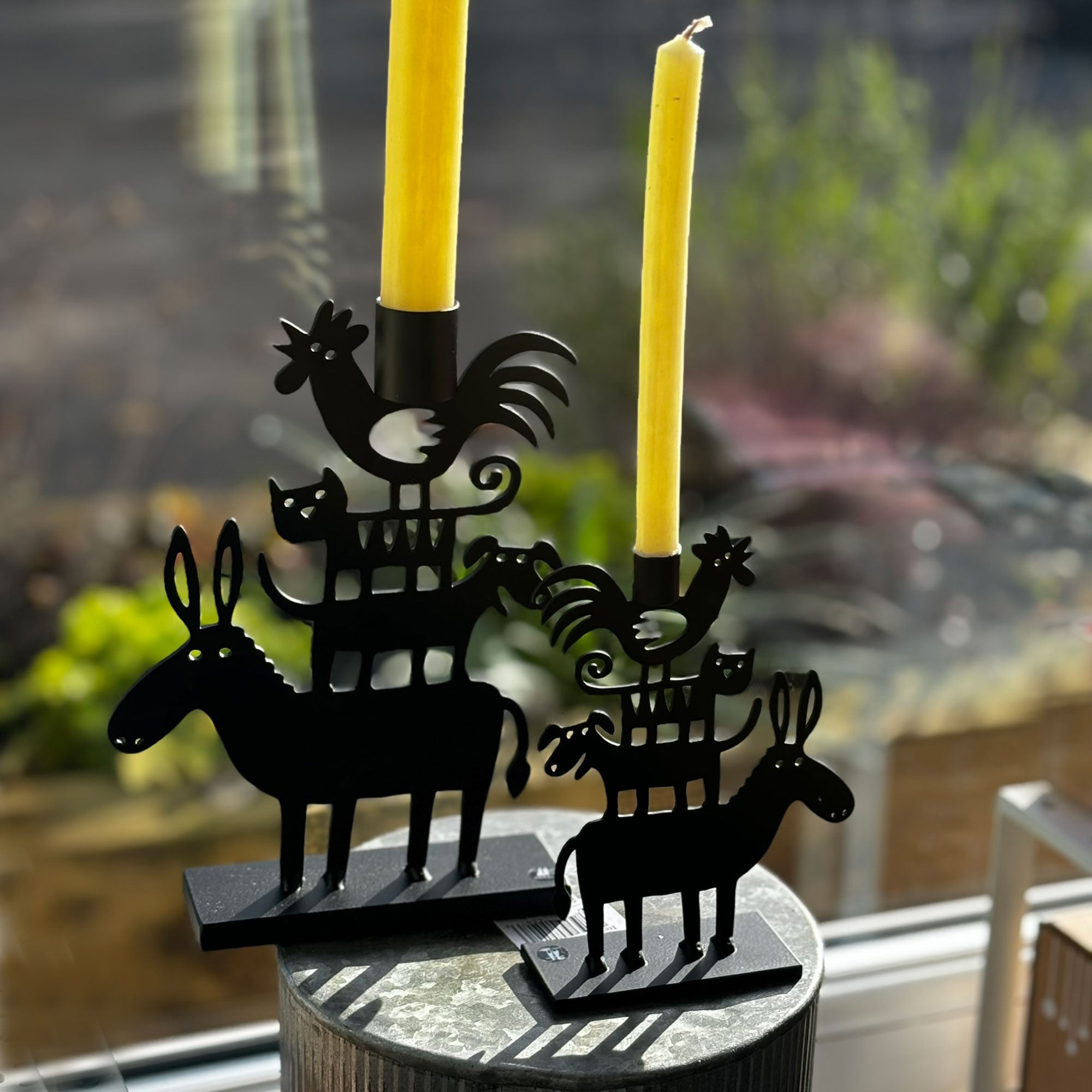Large Donkey Pyramid Candle Holder  - Bengt & Lotta
