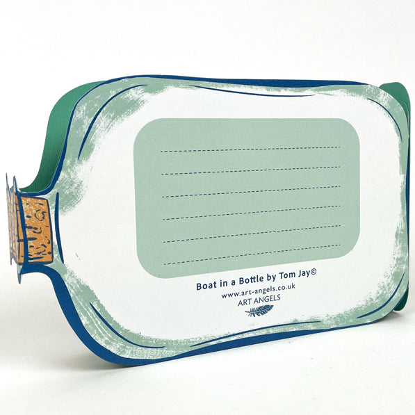 Boat in a Bottle by Tom Jay Greeting Card