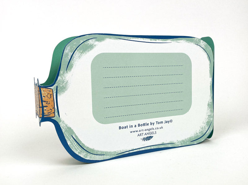 Boat in a Bottle by Tom Jay Greeting Card