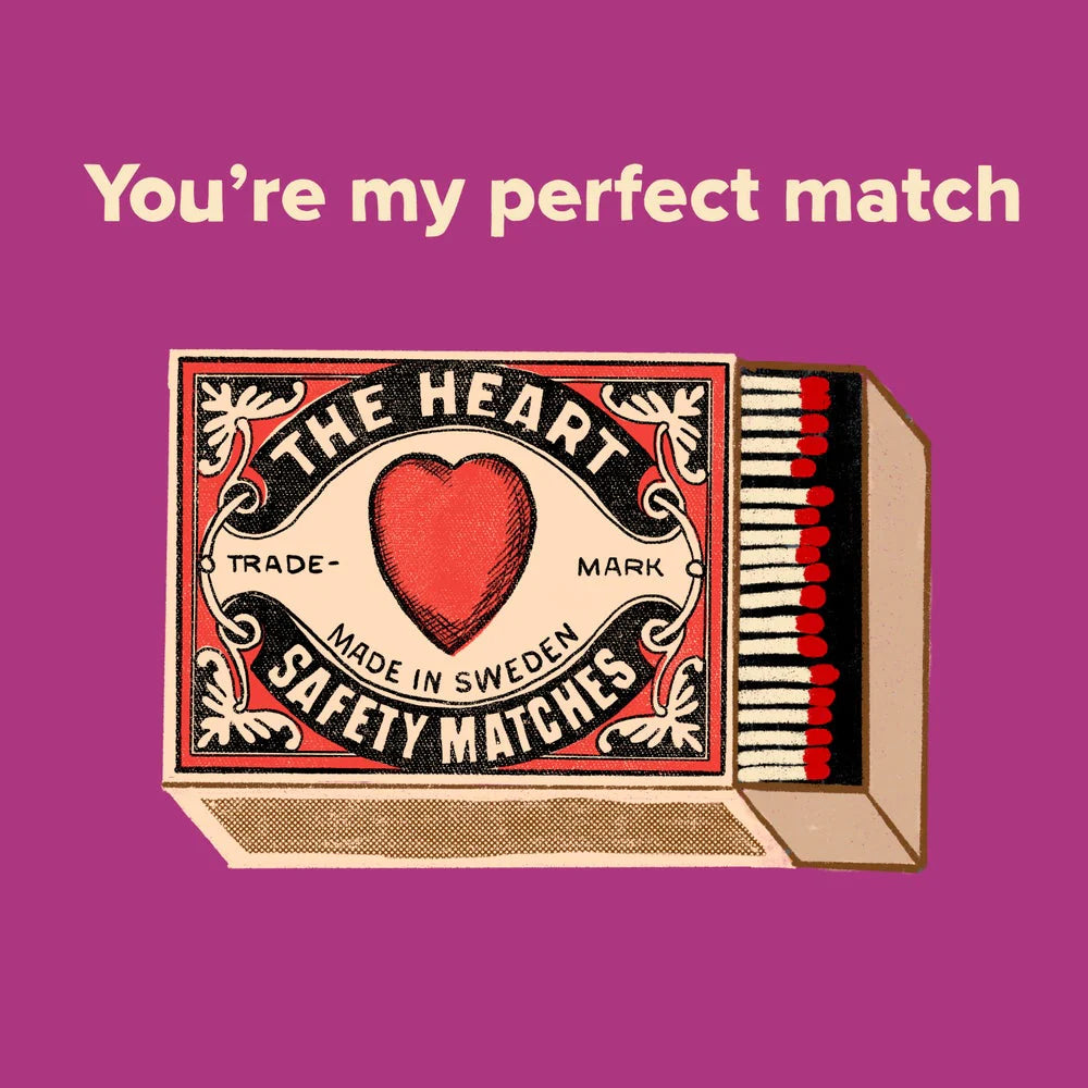 Perfect Match Greetings Card