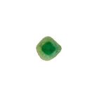 Green leaf plate  on a white background