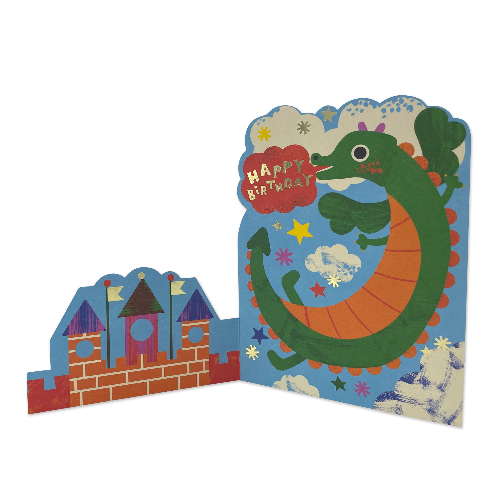 Dragon fold out card