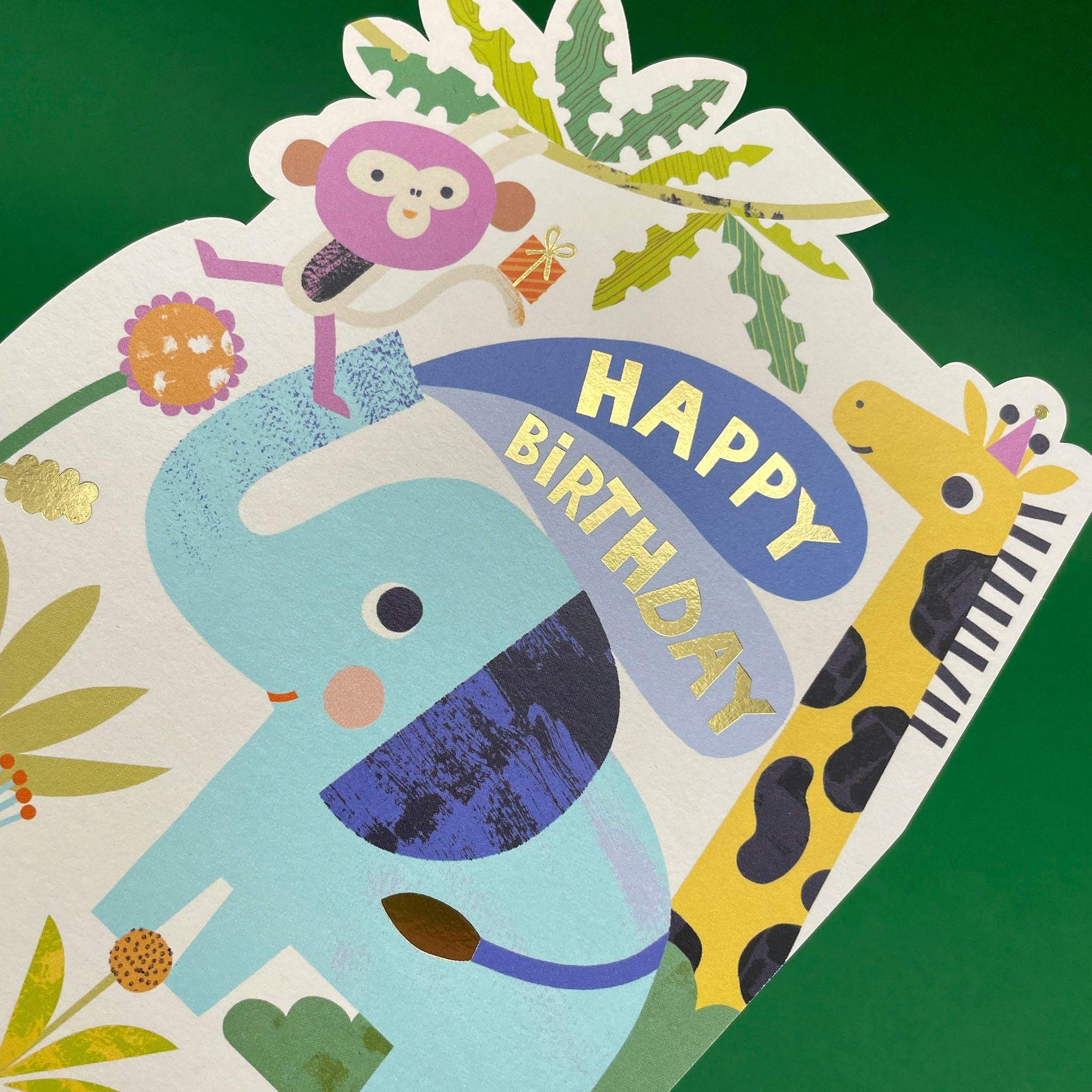 animals birthday card