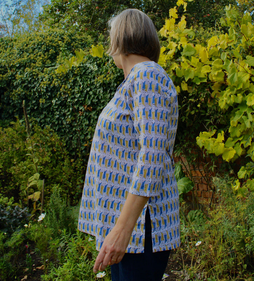 Blue and Mustard Fish