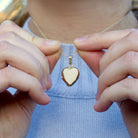 9ct gold heart locket