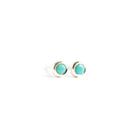 Mini Birthstone Stud Earrings Sterling Silver