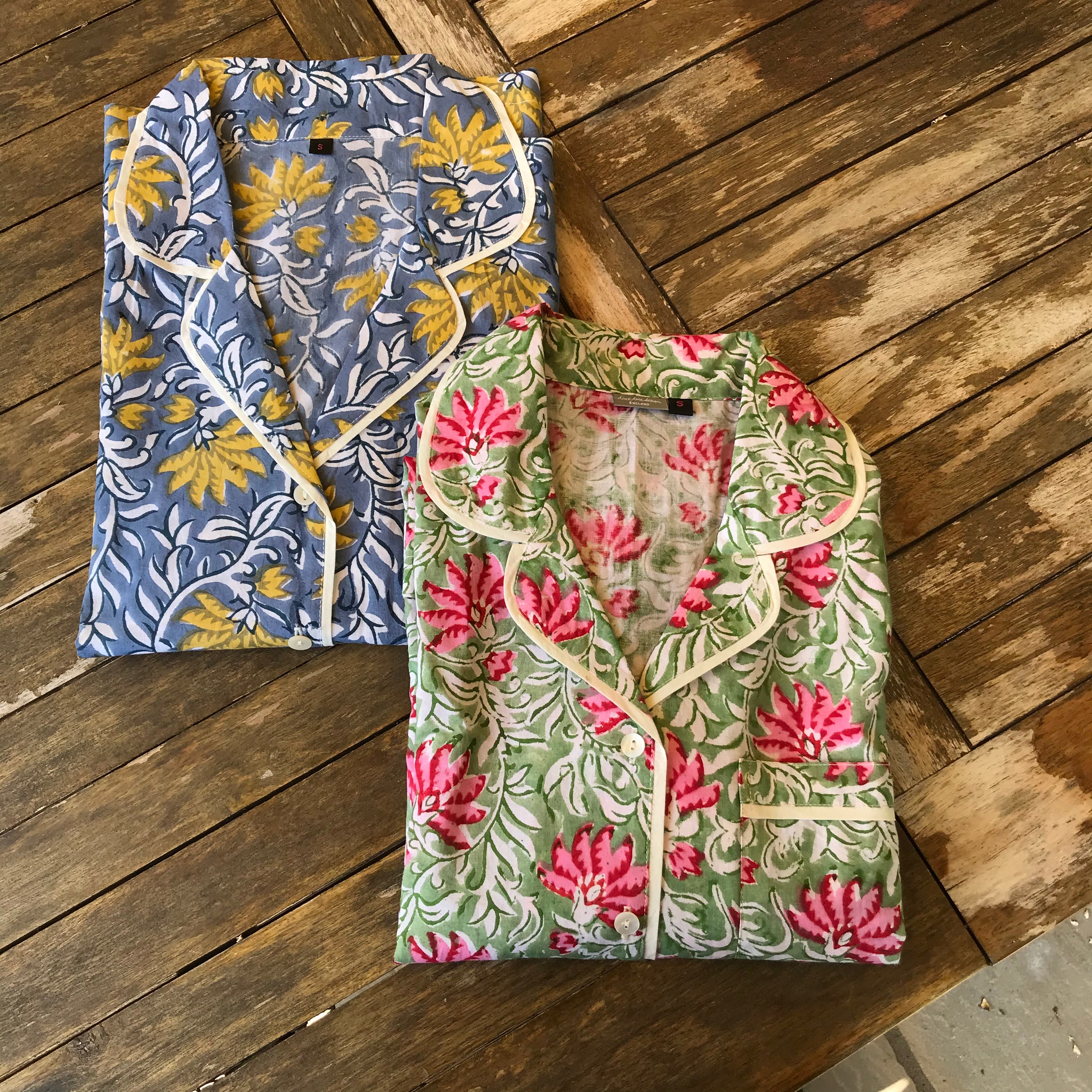 folded pajamas