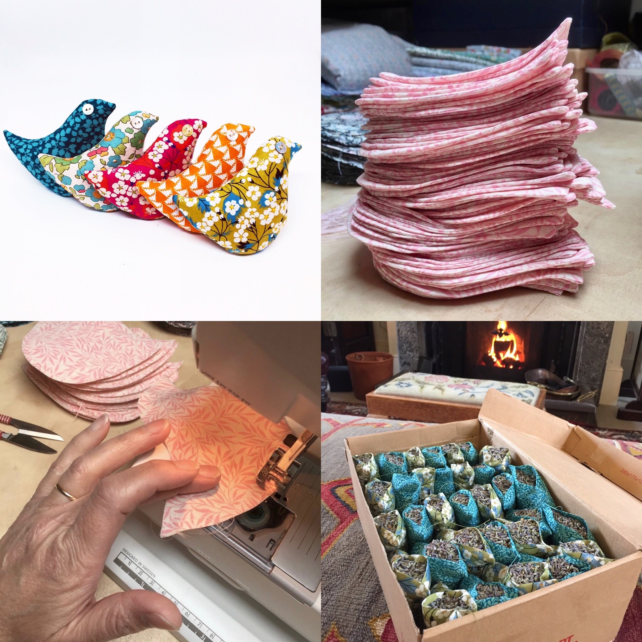 hand sewn liberty of london fabric