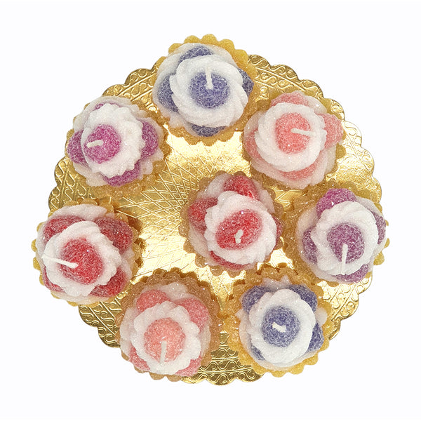 wax candle in shape of berry 