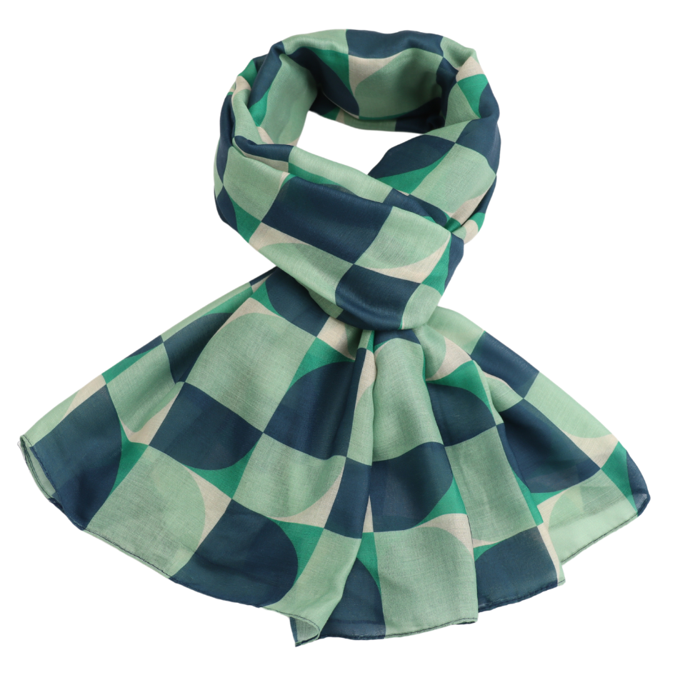 green scarf