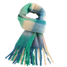green tartan scarf