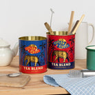 tins in kitchen 