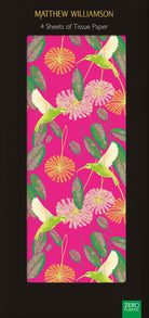 4 Sheets Printed Tissue Paper: Hummingbirds
