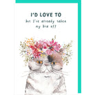 Bra Off Greeting Card 
