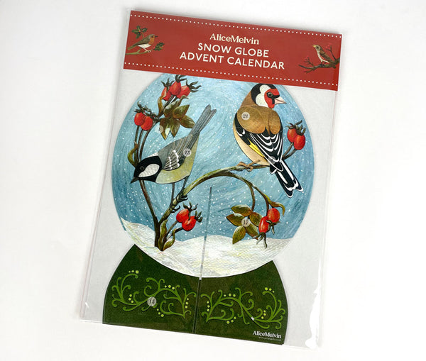 3d bird snow globe greeting card gift 