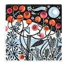 winter berries christmas greeting card 