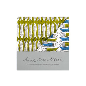 Set of 2 Men's Block Printed Hankies