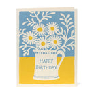 Greetings Card: Daisies In A Mug