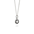 Mini Black Star Enamel Necklace