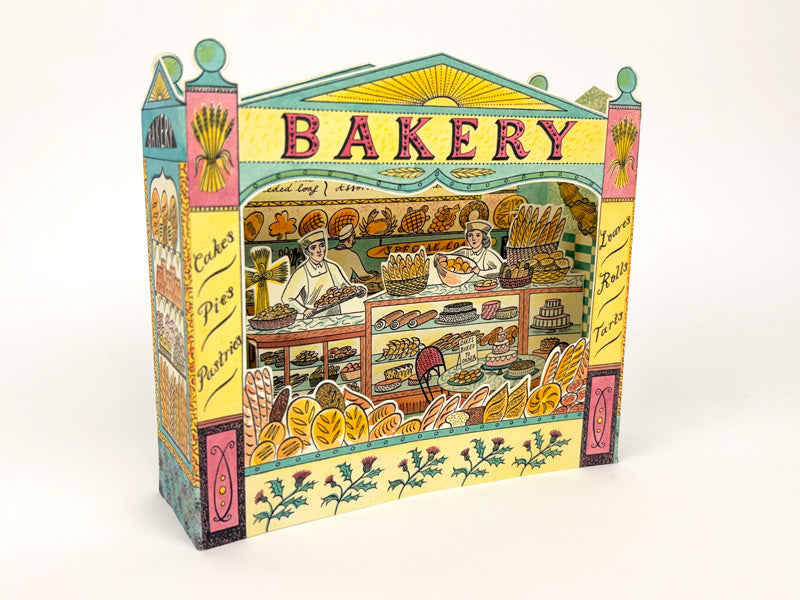 Bakery 3D Allotment Card by Emily Sutton