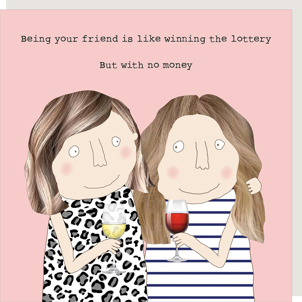 Friend Lottery Greeting Card 
