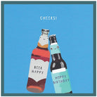 Googly Eyes Beer Bottles, Cheers Greeting Cards 