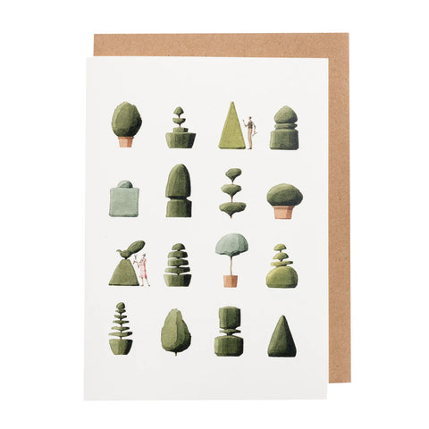 Top Topiary - Greeting Card Laura Stoddart