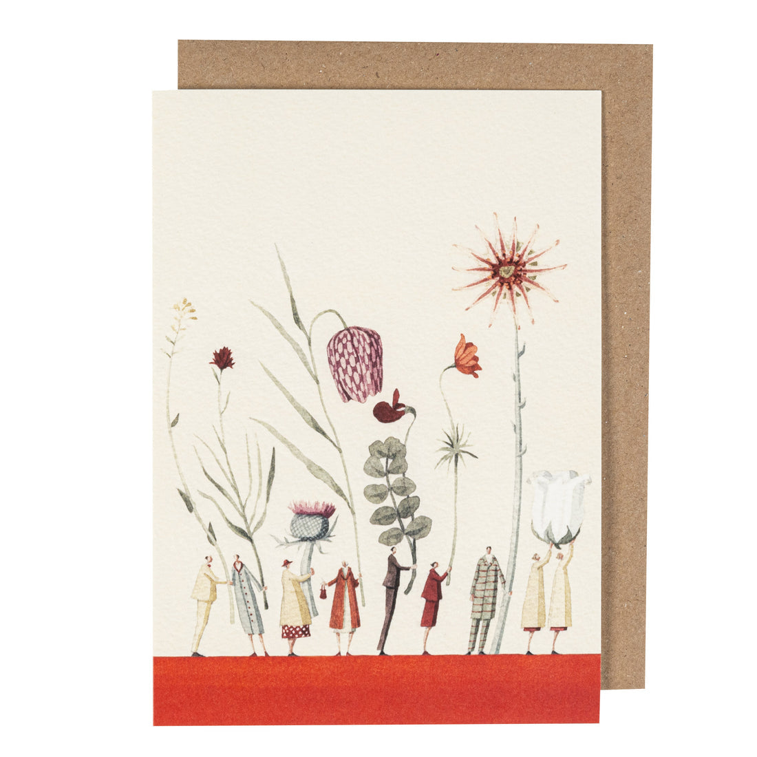 Chelsea Row - Greeting Card Laura Stoddart