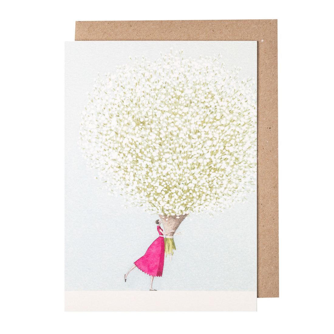 Baby's Breath - Greeting Card Laura Stoddart