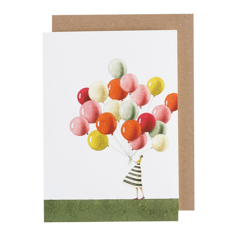 Balloons - Greeting Card Laura Stoddart