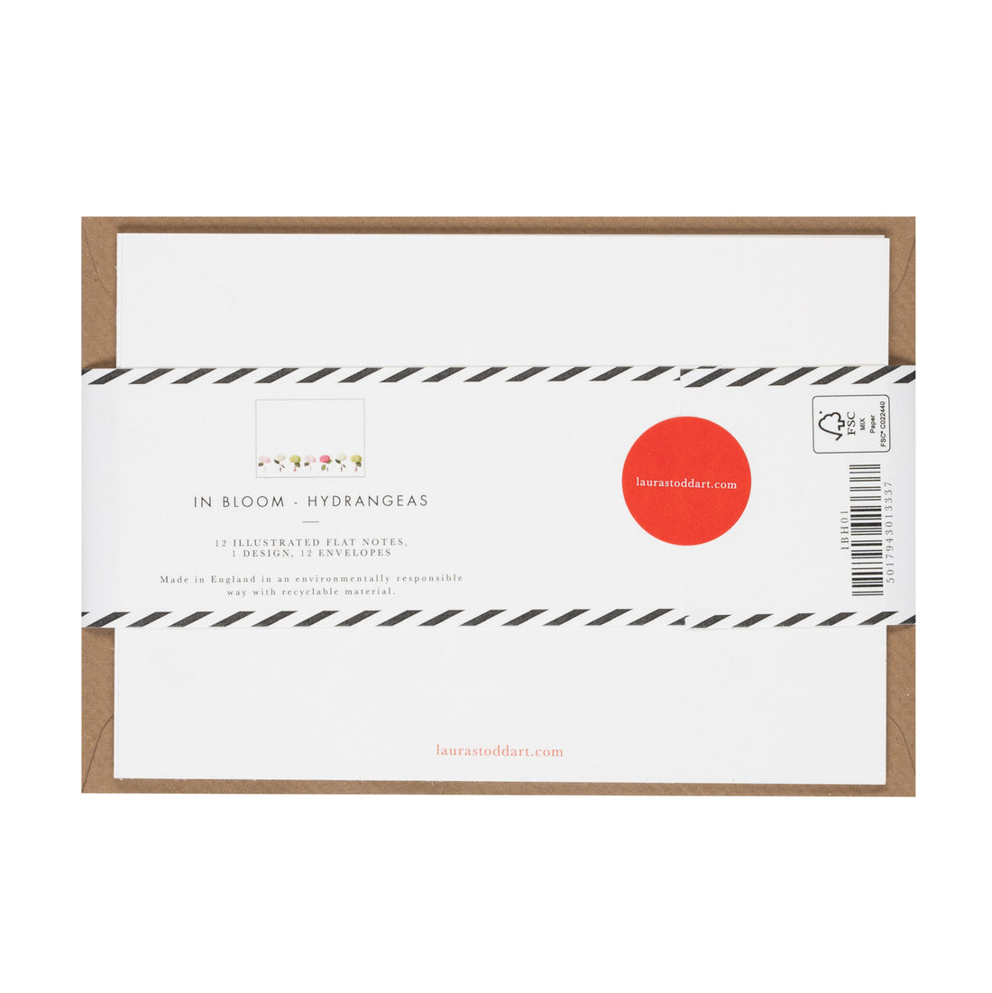 Hydrangea Flat Note Cards - Laura Stoddart