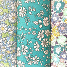 Three floral hankies made from Liberty Tana Lawn cotton