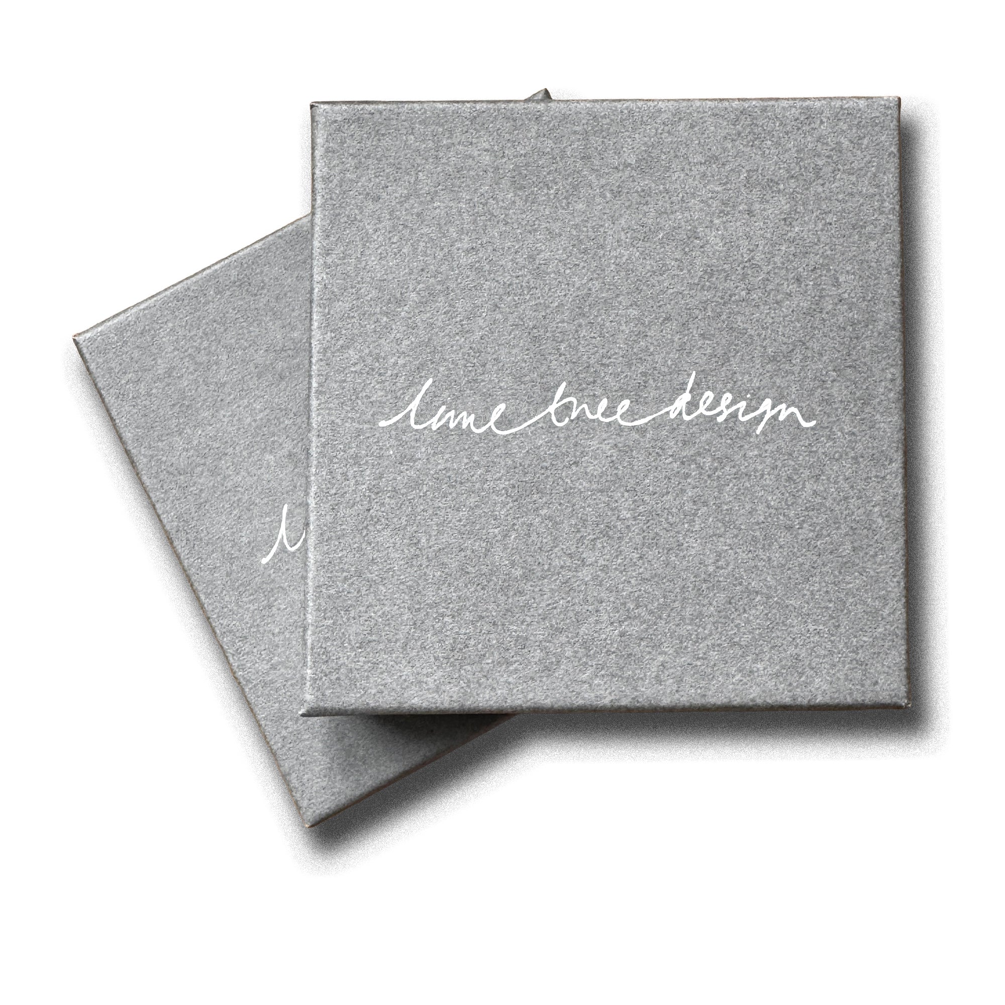 Two grey boxes with 'Lime Tree Design' text on a white background