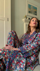 Liberty Pyjamas Red & Blue Thorpe