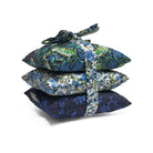 Stack of 3 Square Liberty Lavender Sachets - Blue